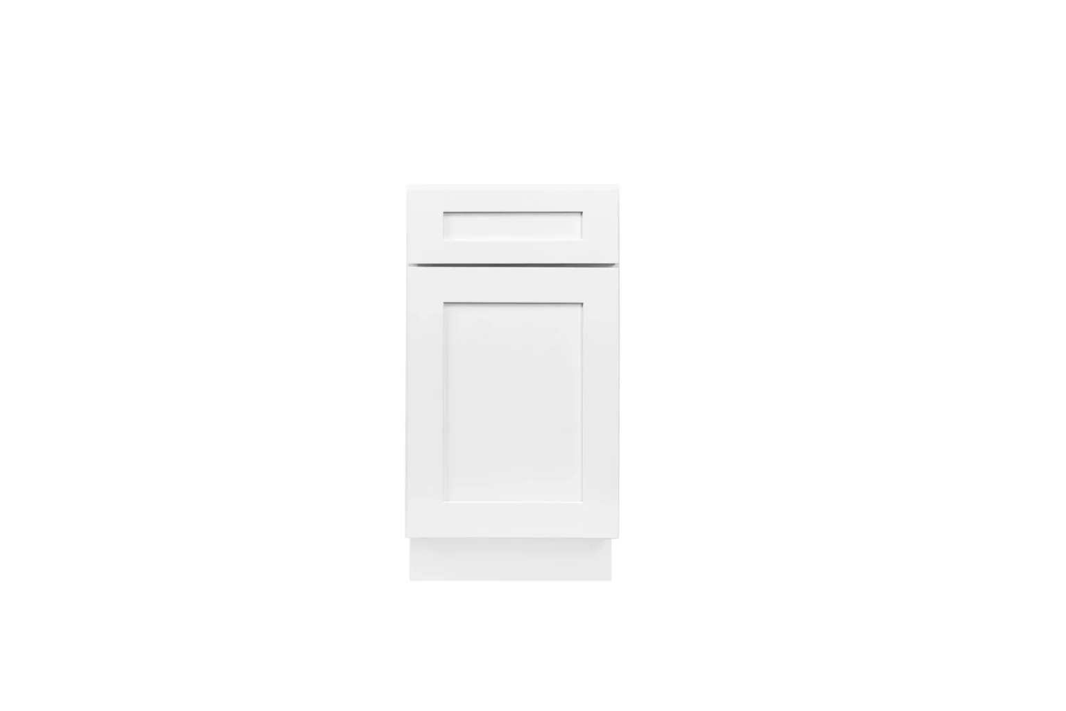 15" Base Cabinet — Front view