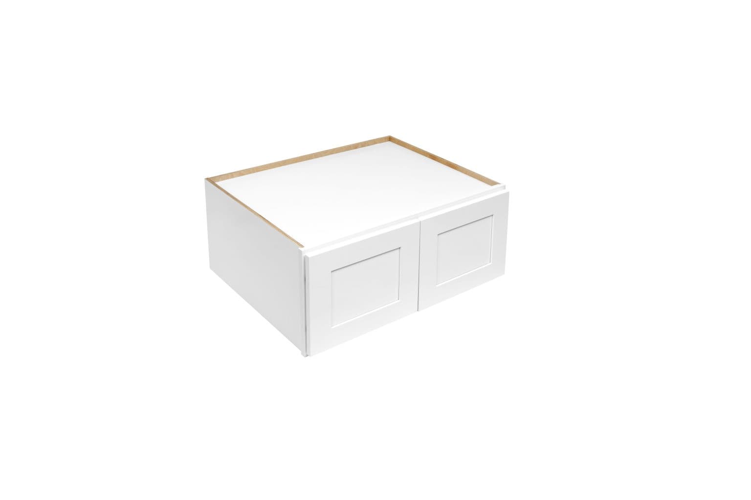 30" × 18" Over-Fridge Wall (24" depth) — Front view