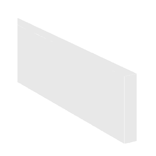 Filler Strip — 3" × 30" — Front view